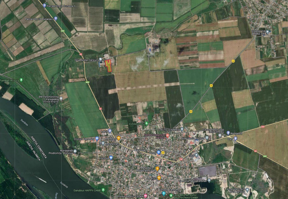 poza Harsova, Constanta, Hala si Teren 17,000 mp.