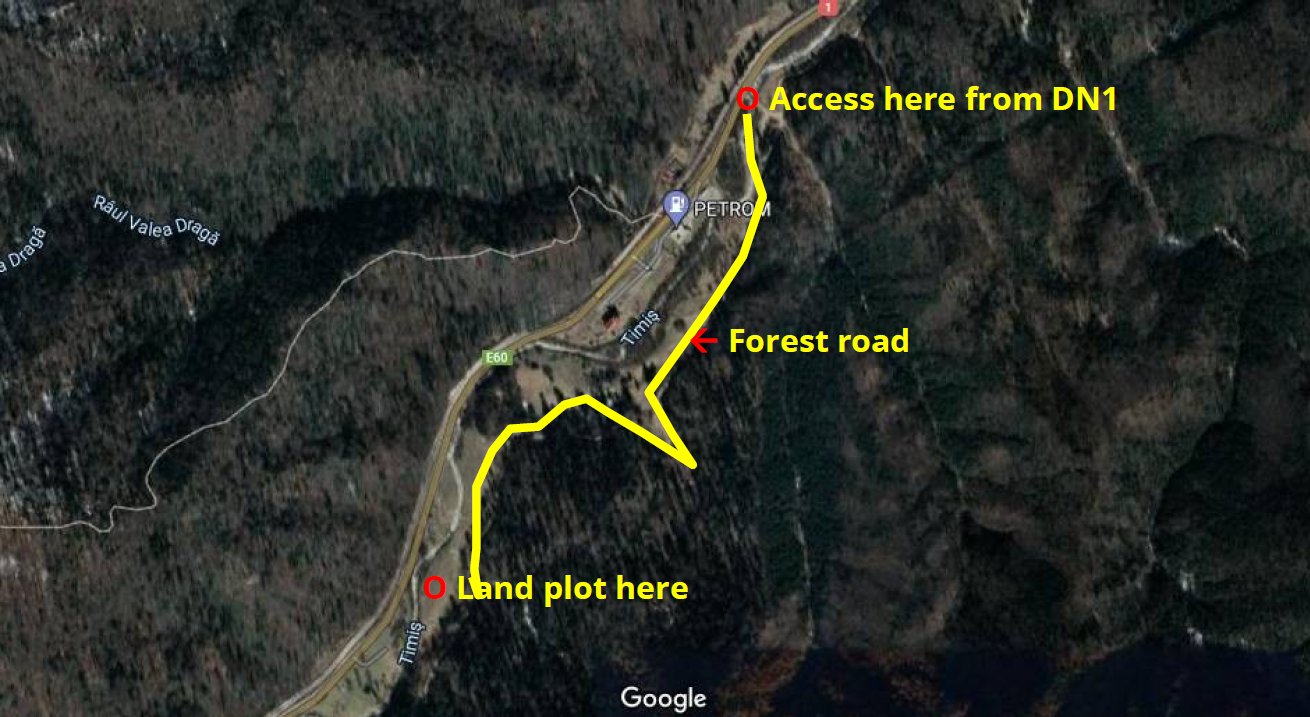 poza Timisu de Jos, Valea Barbului - Petrom -Teren  intravilan de 4,500 mp.