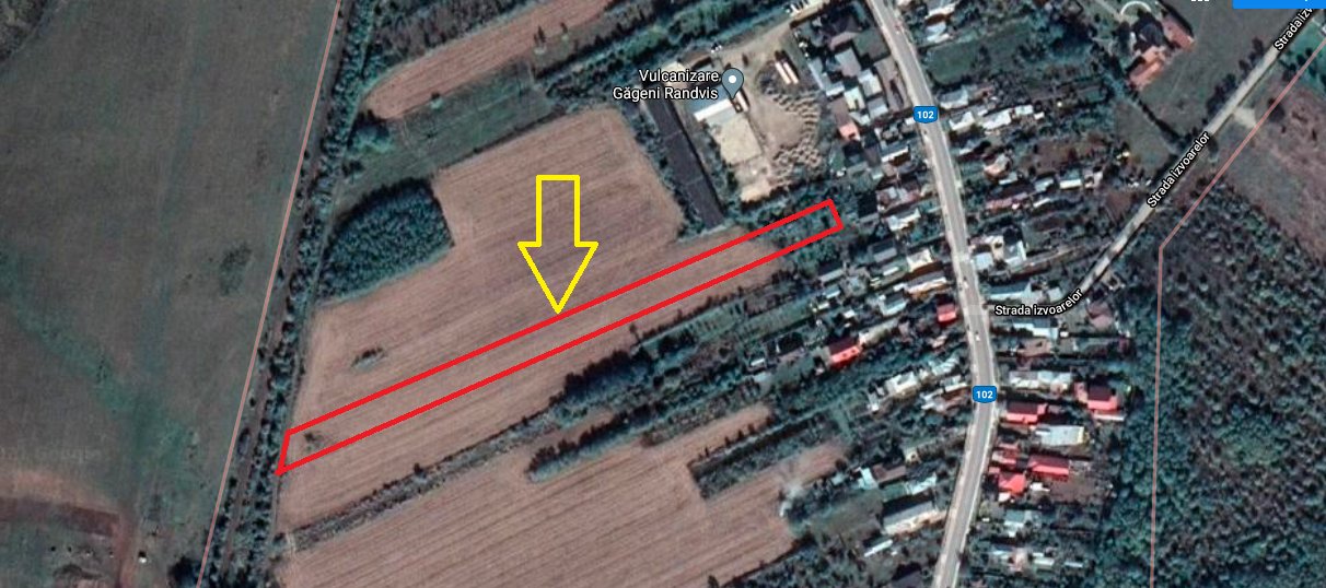 poza Teren intravilan - 6.330m², Gageni
